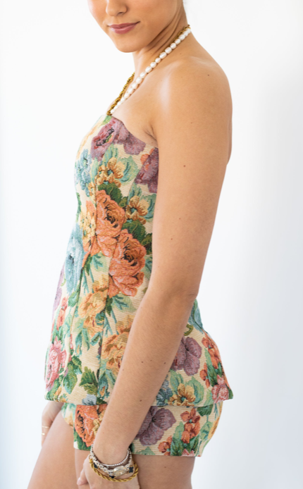 Cambria Top Cream Multi