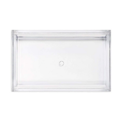 Acrylic Guest Napkin Holder in Crystal Clear