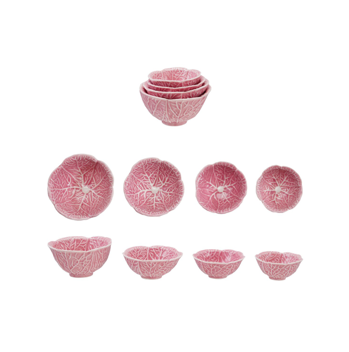 Cabbage Shaped Prep Bowls Pink