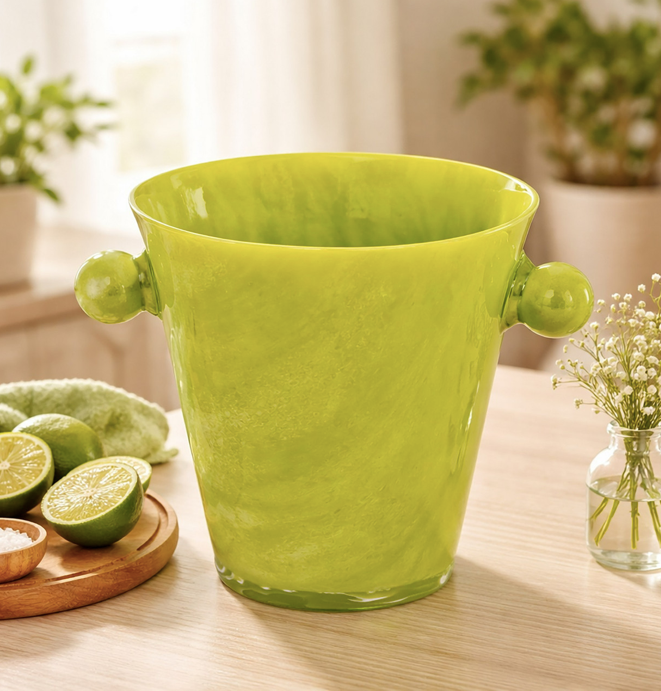 Green Resin Ice Bucket