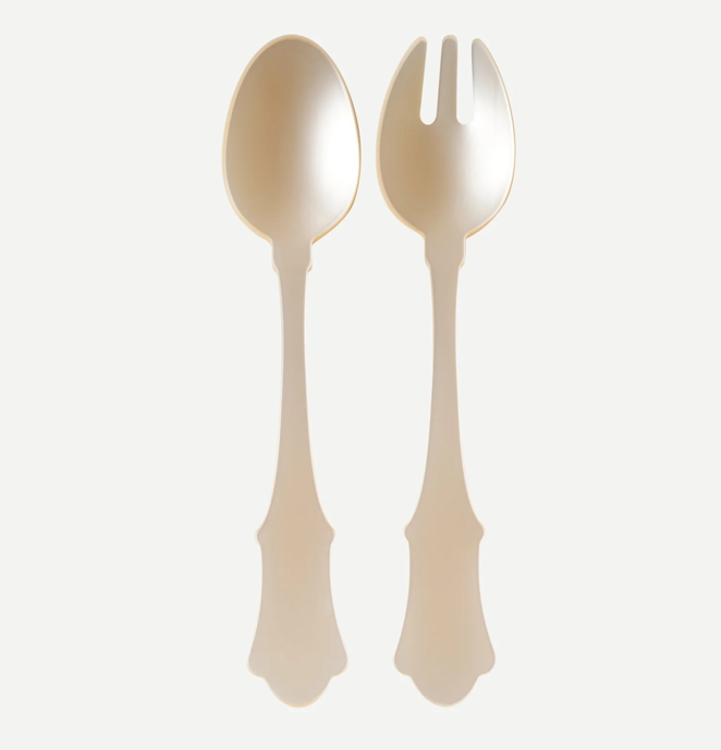 Salad Set 2 Pearl