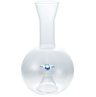 Glass Decanter Blown Bird