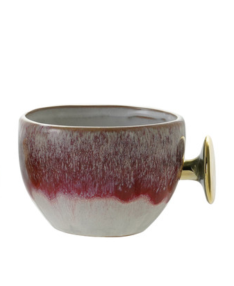 Mug w Gold Electroplated Handle