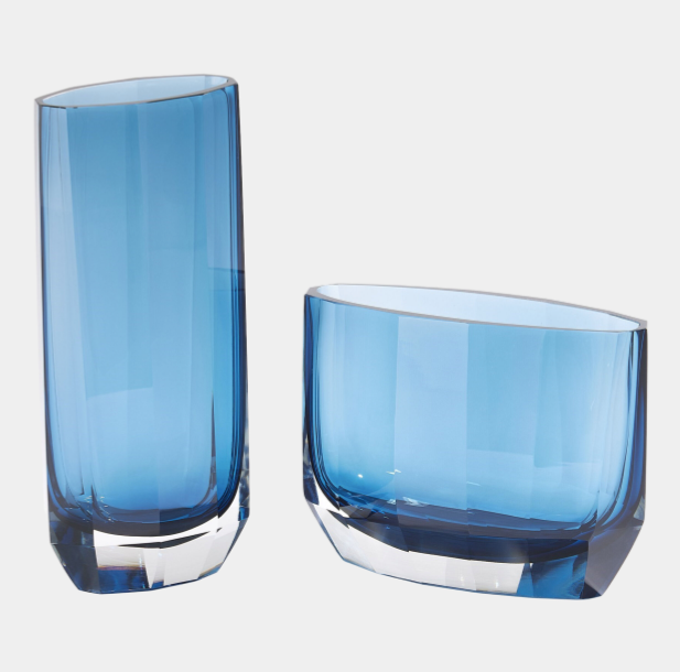 Jewel Vase Dark Blue