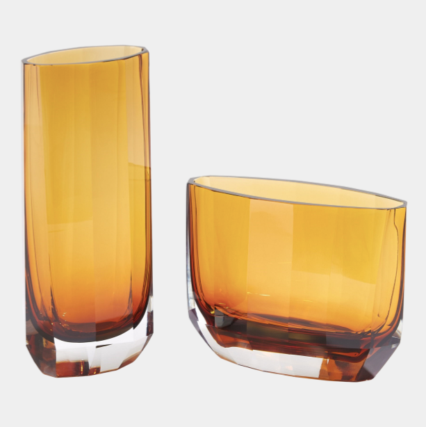 Jewel Vase Amber