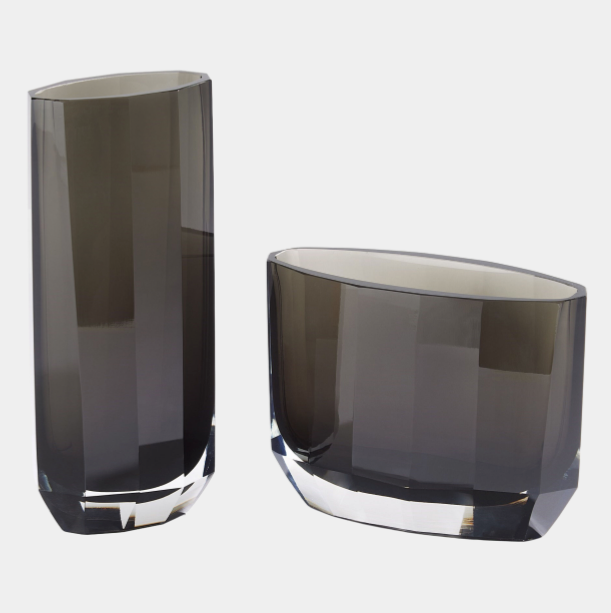 Jewel Vase Dark Gray