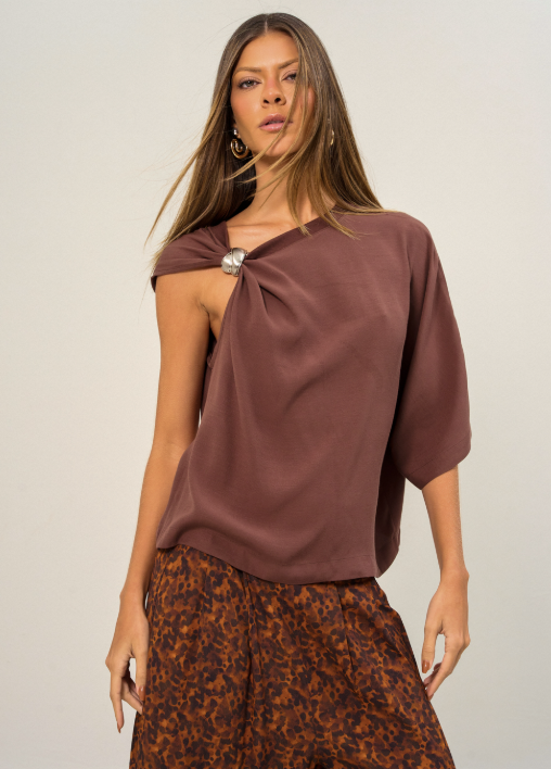 Jenifer Blouse Brown