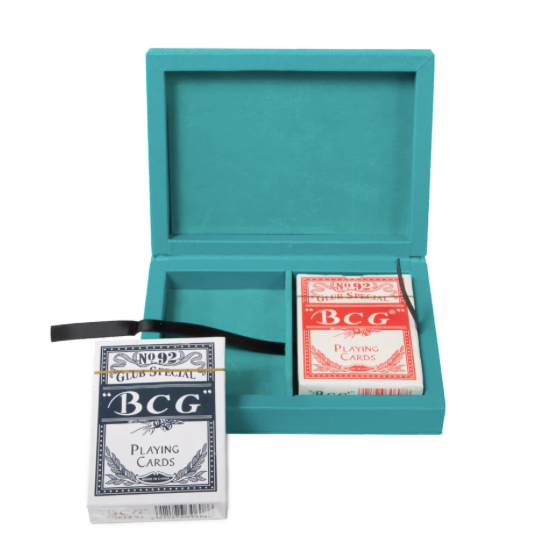 Ellen Canasta Card Set Teal