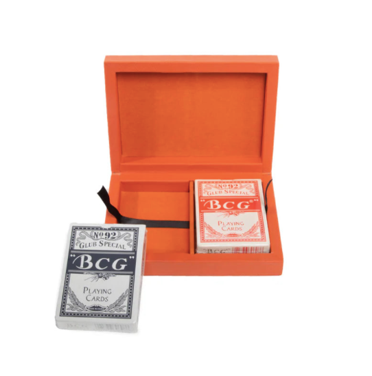 Ellen Canasta Card Set Orange