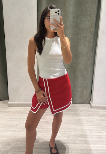 Carmen Skort Red