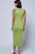 Grey Maxi Dress Green