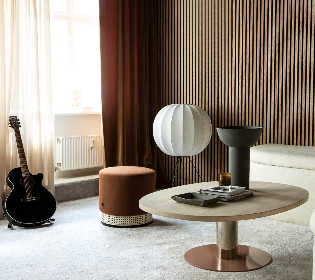 Block Vase Big Dark Grey