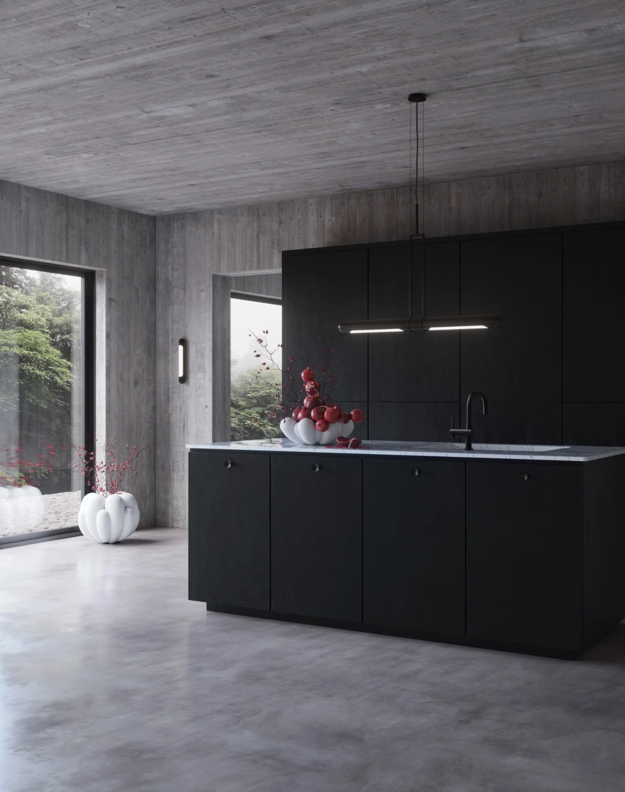 Bloom Vase Big Bone White