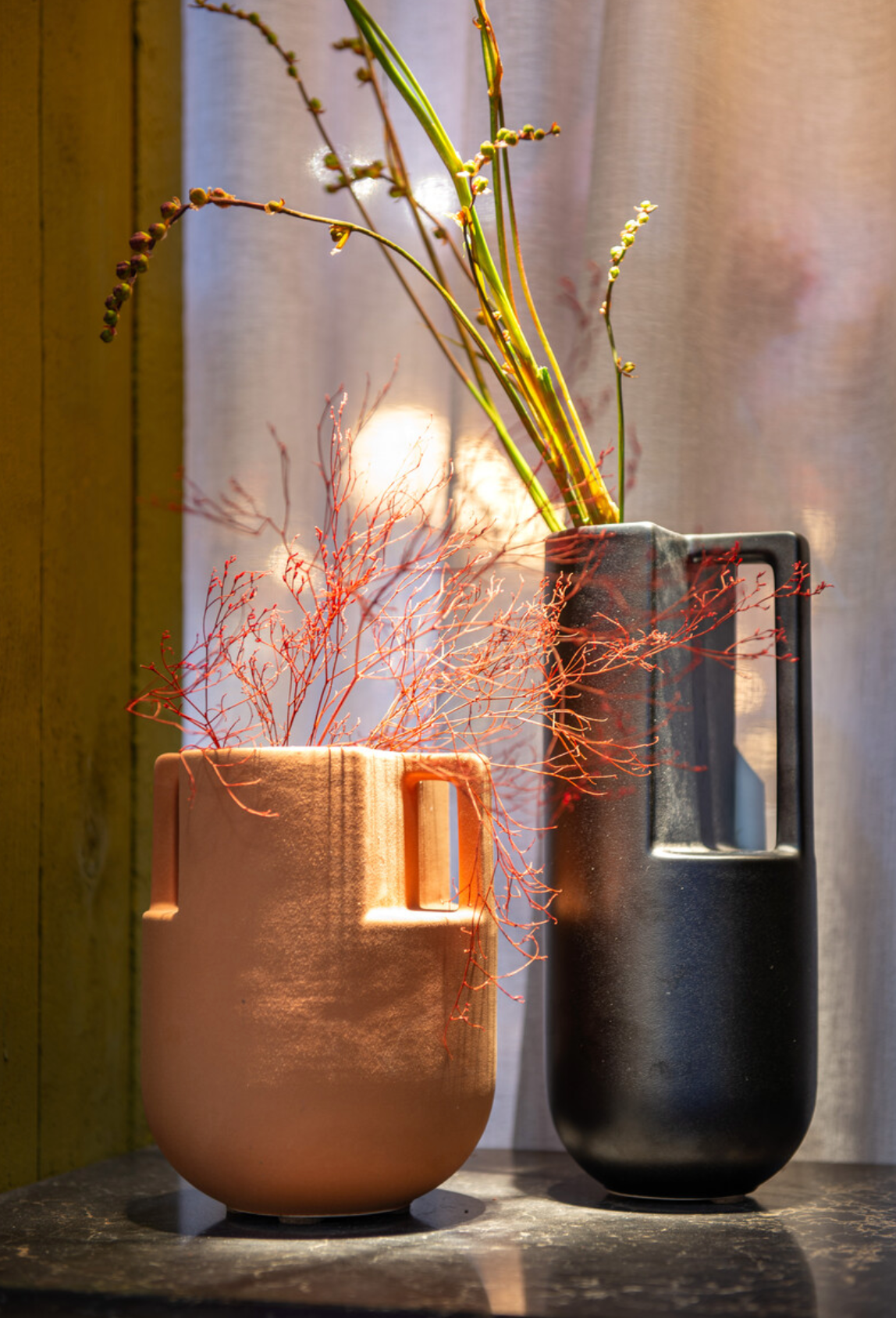Vase Louis Black