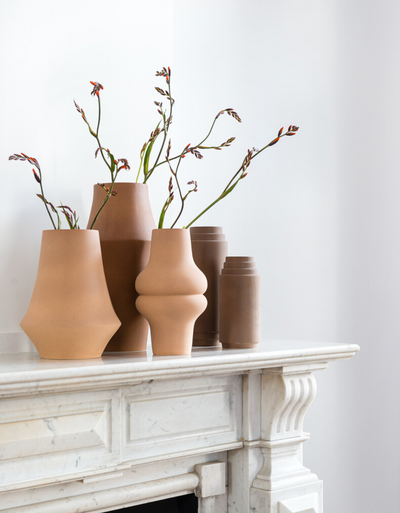 Vase Amber Keramic Terracotta