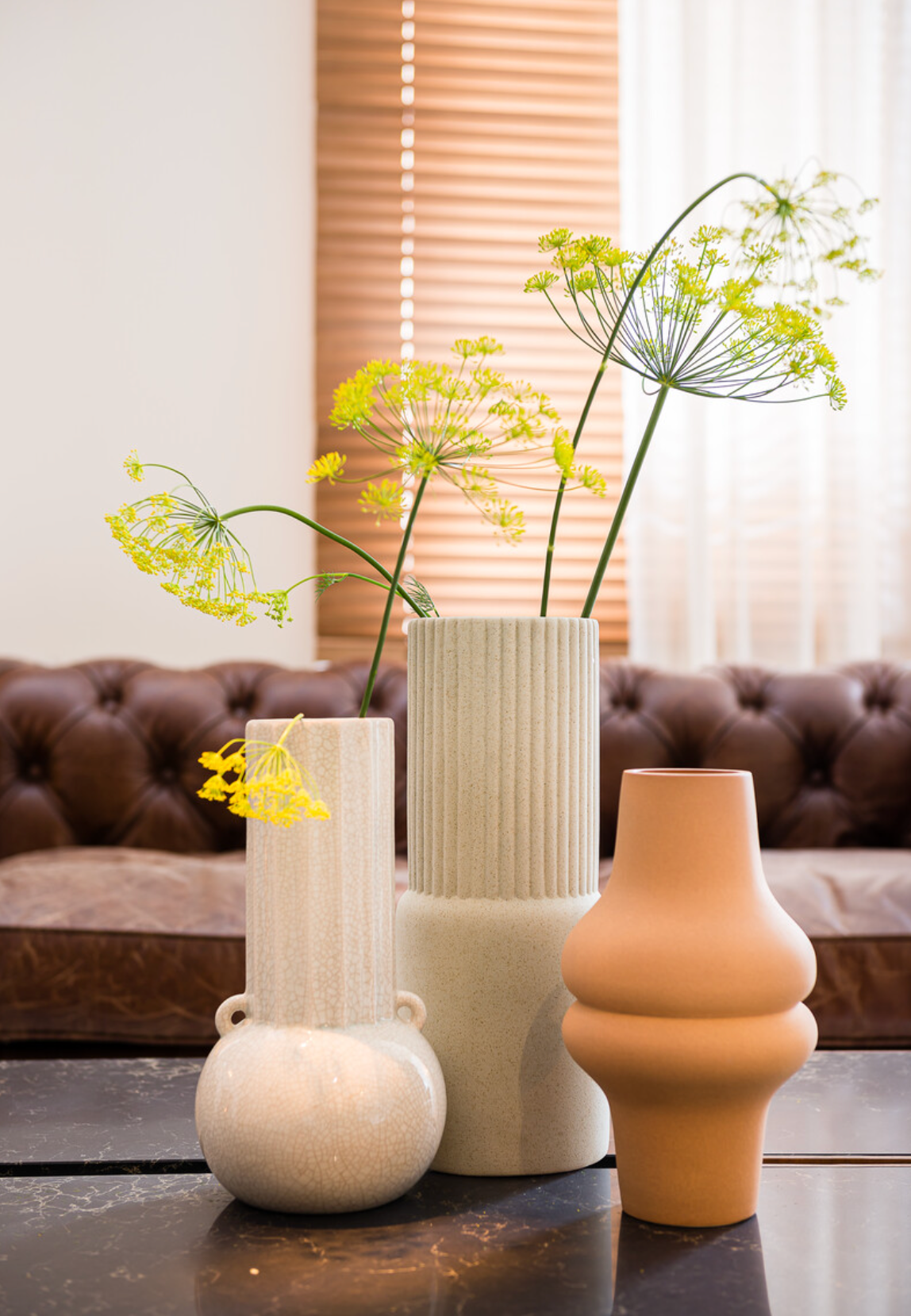 Vase Amber Keramic Terracotta