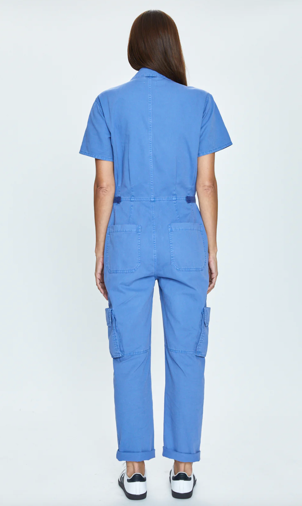 Grover Cargo Jumpsuit Blue