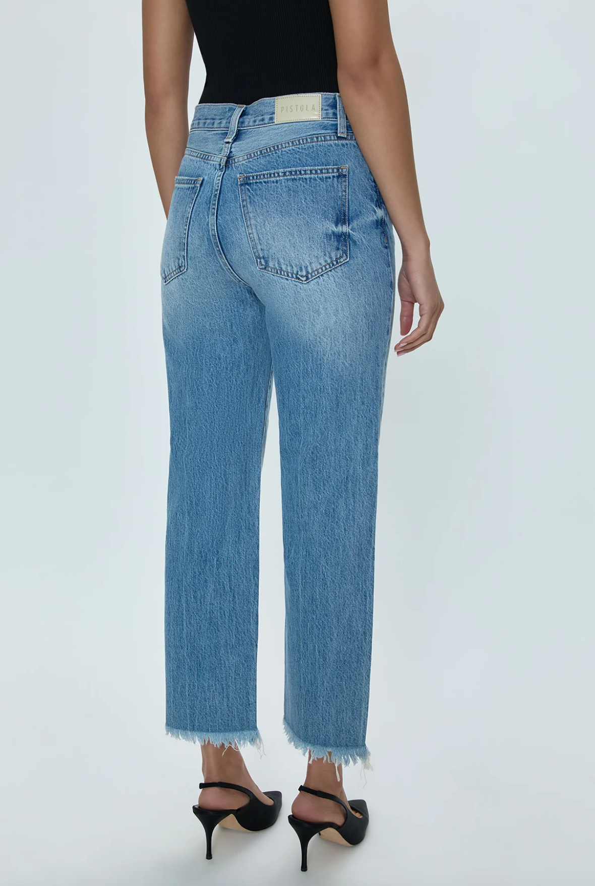 Cassie Super High Rise Straight  Era Vintage