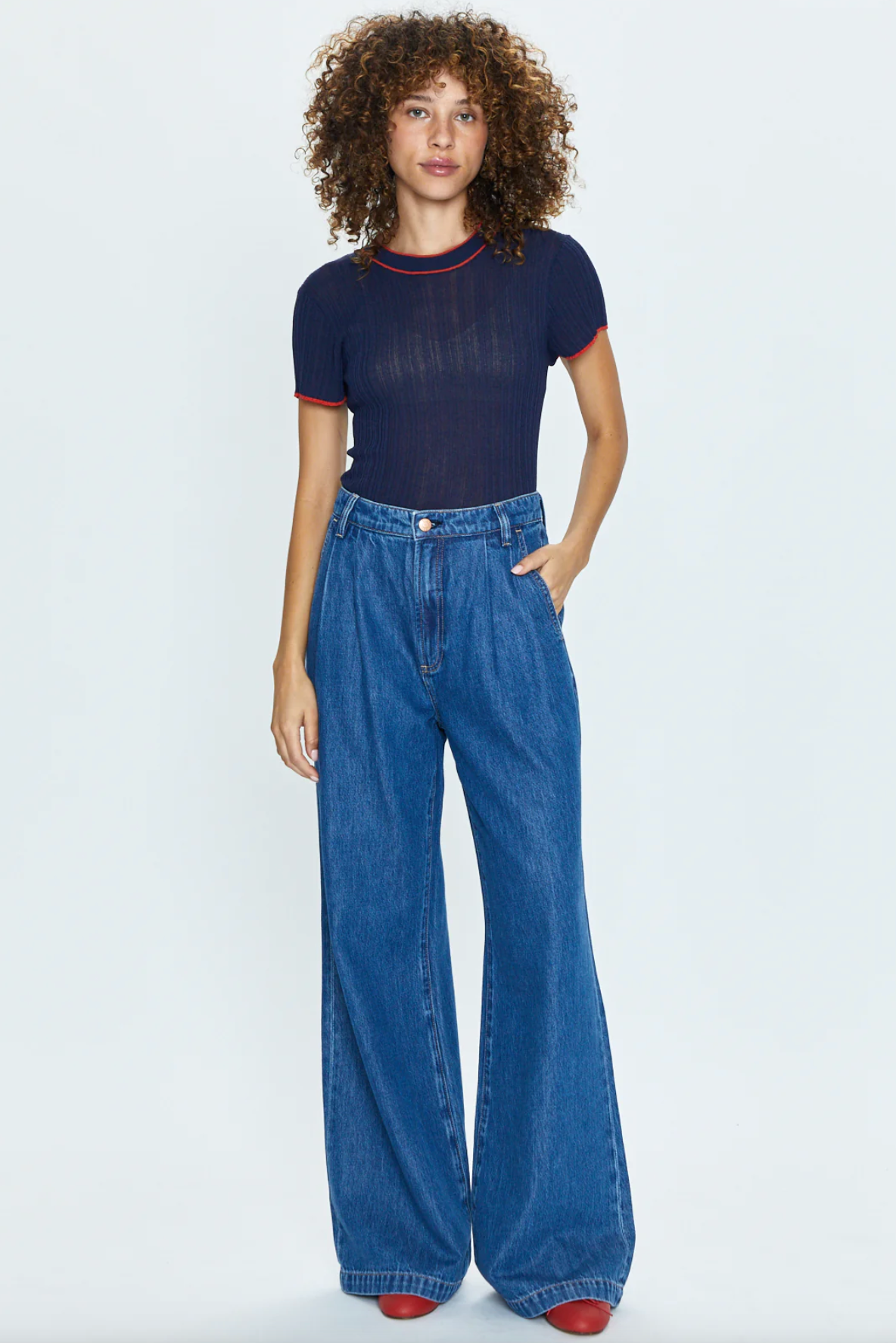 Victoria Denim Trouser Midnight Sun