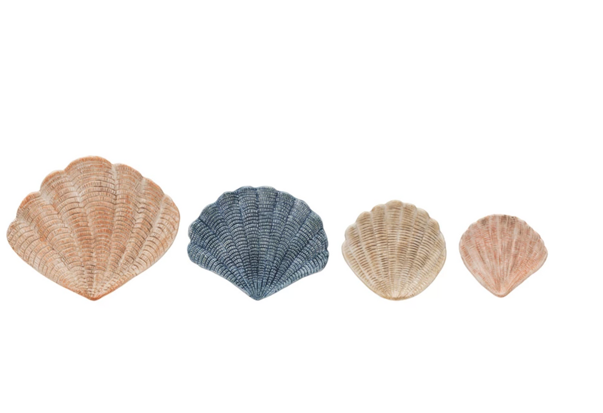 Stoneware Shell Dish