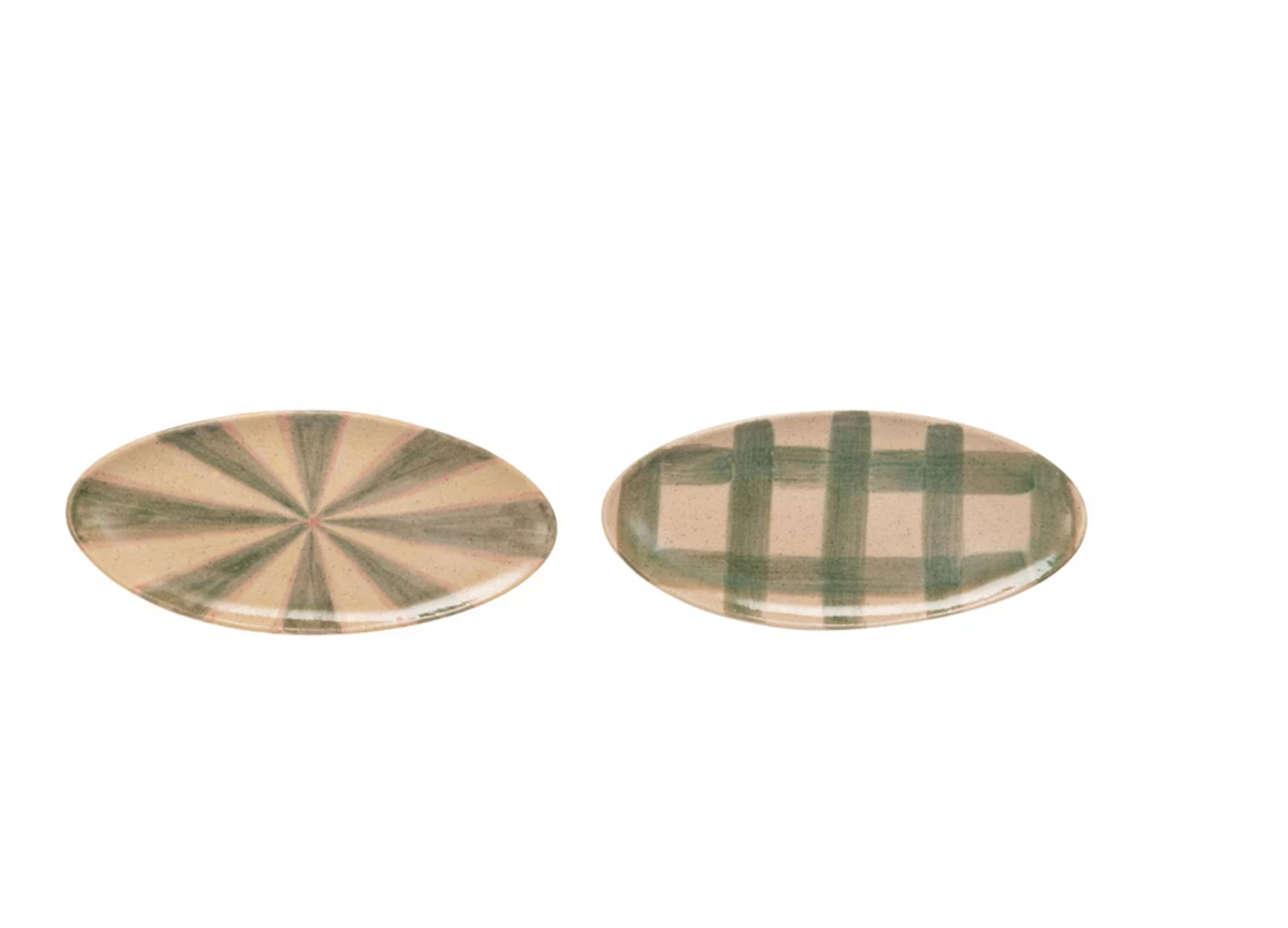 Hand Painted Terra cotta Platter