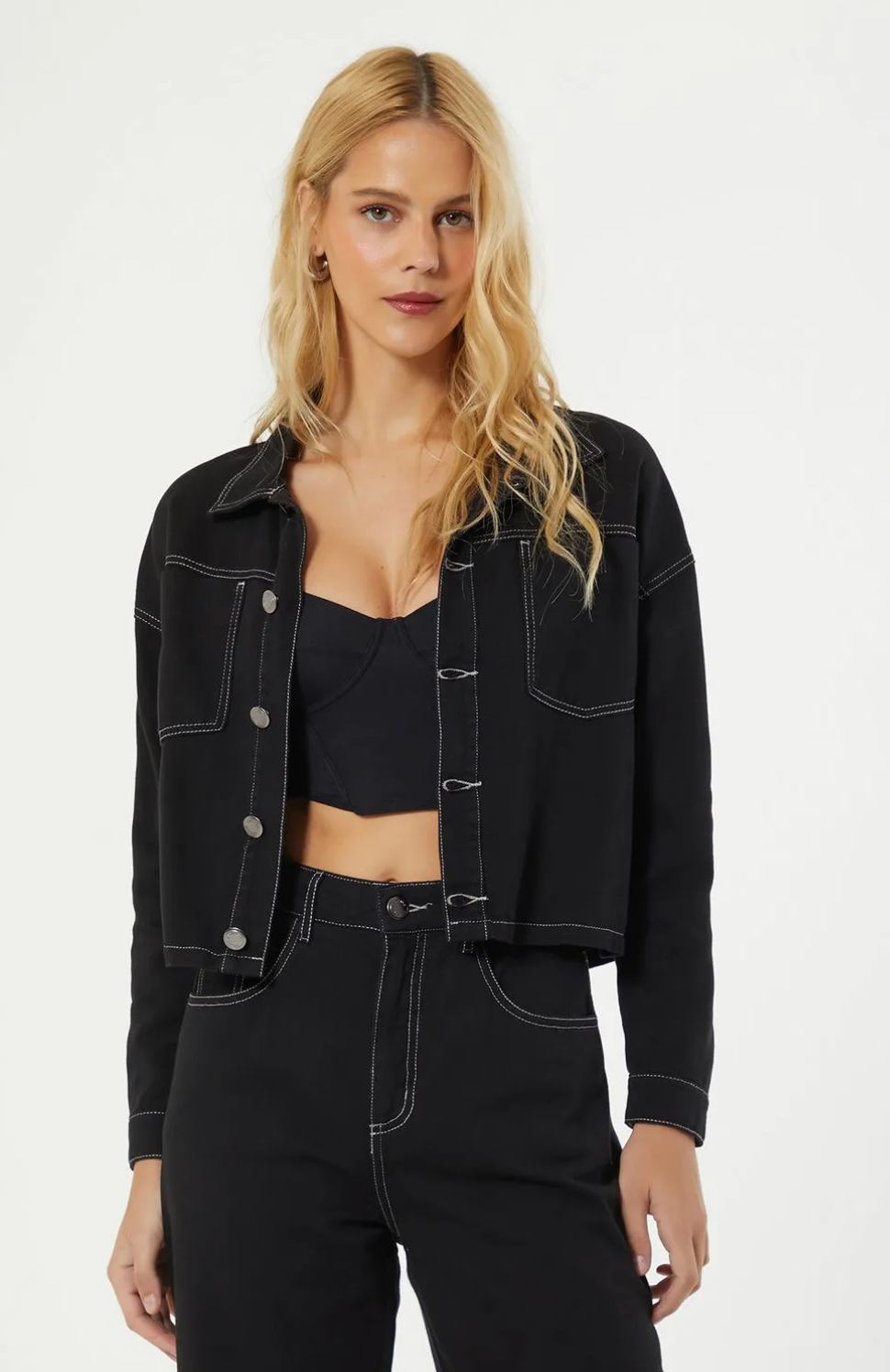 Abril Jacket Jeans Black