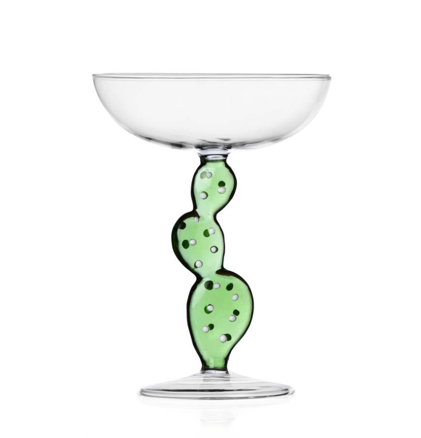 Champagne Bowl Cactus Green