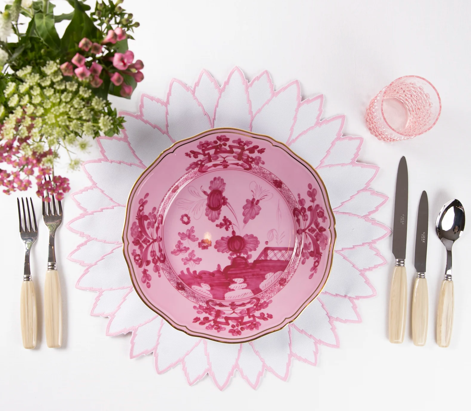 Jackie Dinner Plate Pink