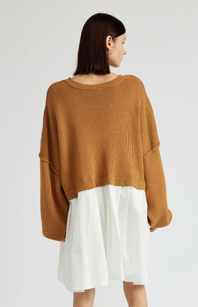 Sweater Dress Caramel