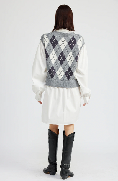 Ariel Mini Dress Grey
