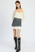 Ada Mini Skirt Grey