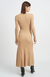 Button up knit Dress Oatmeal