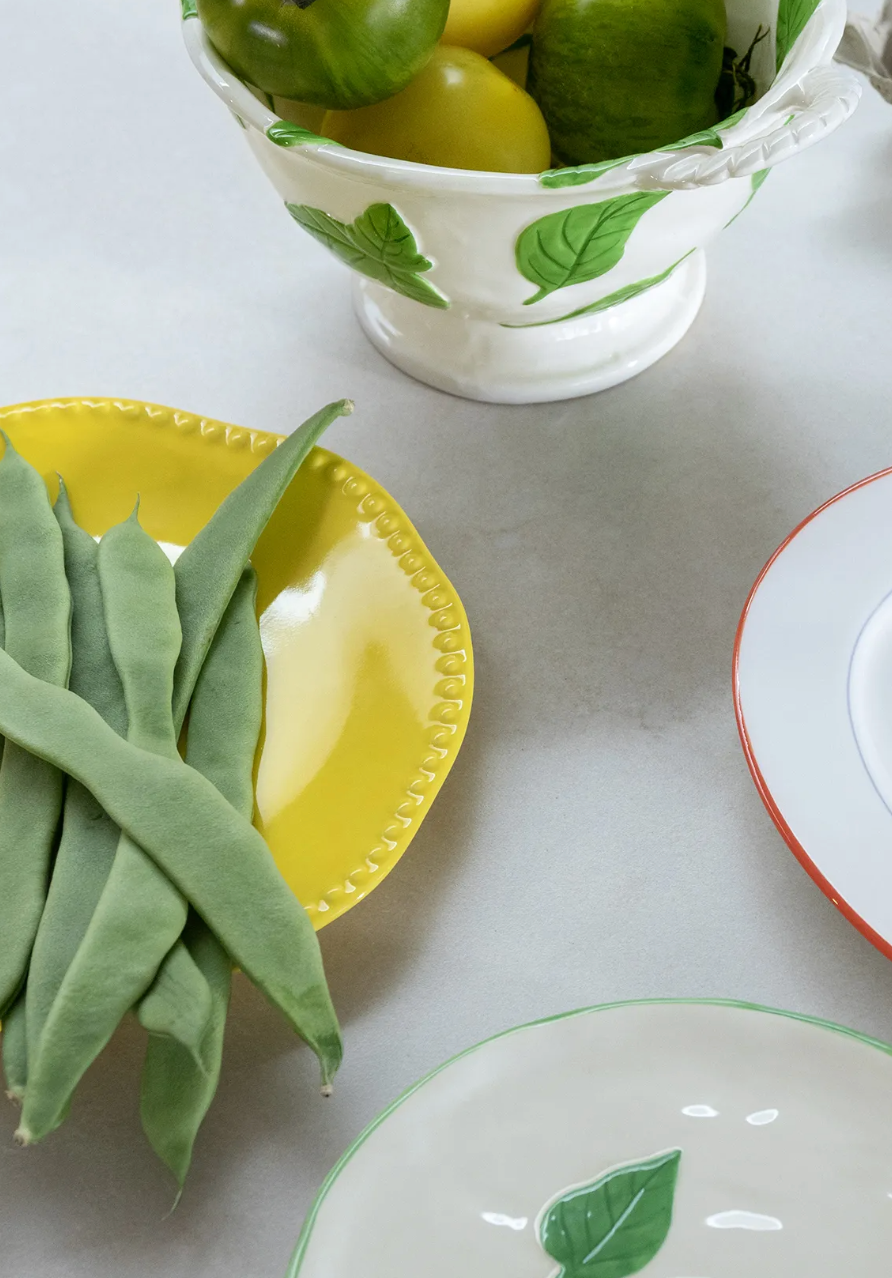Plate Perle Yellow