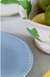 Plate Perle Blue