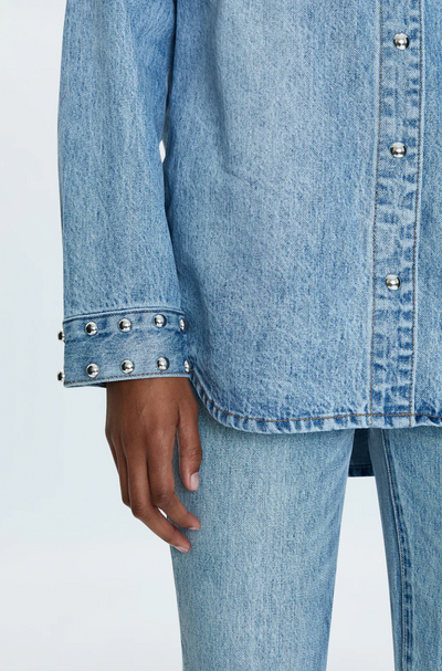 Mandy Denim Shacket Satellite