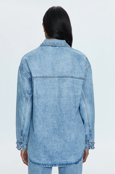 Mandy Denim Shacket Satellite
