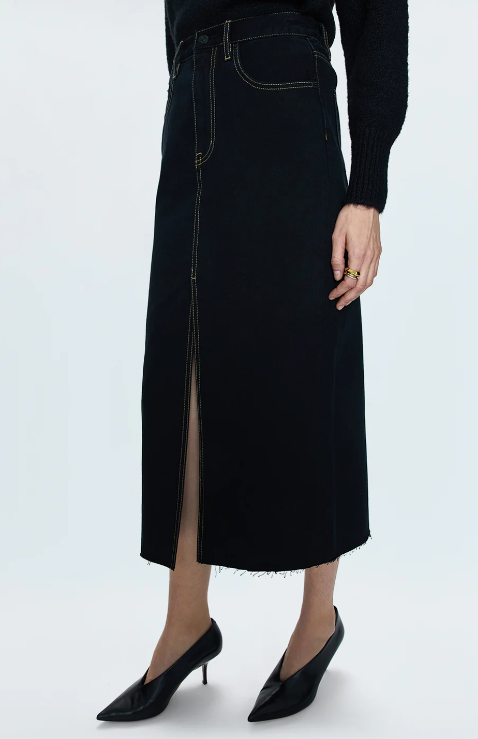 Alice Midi Skirt Noir