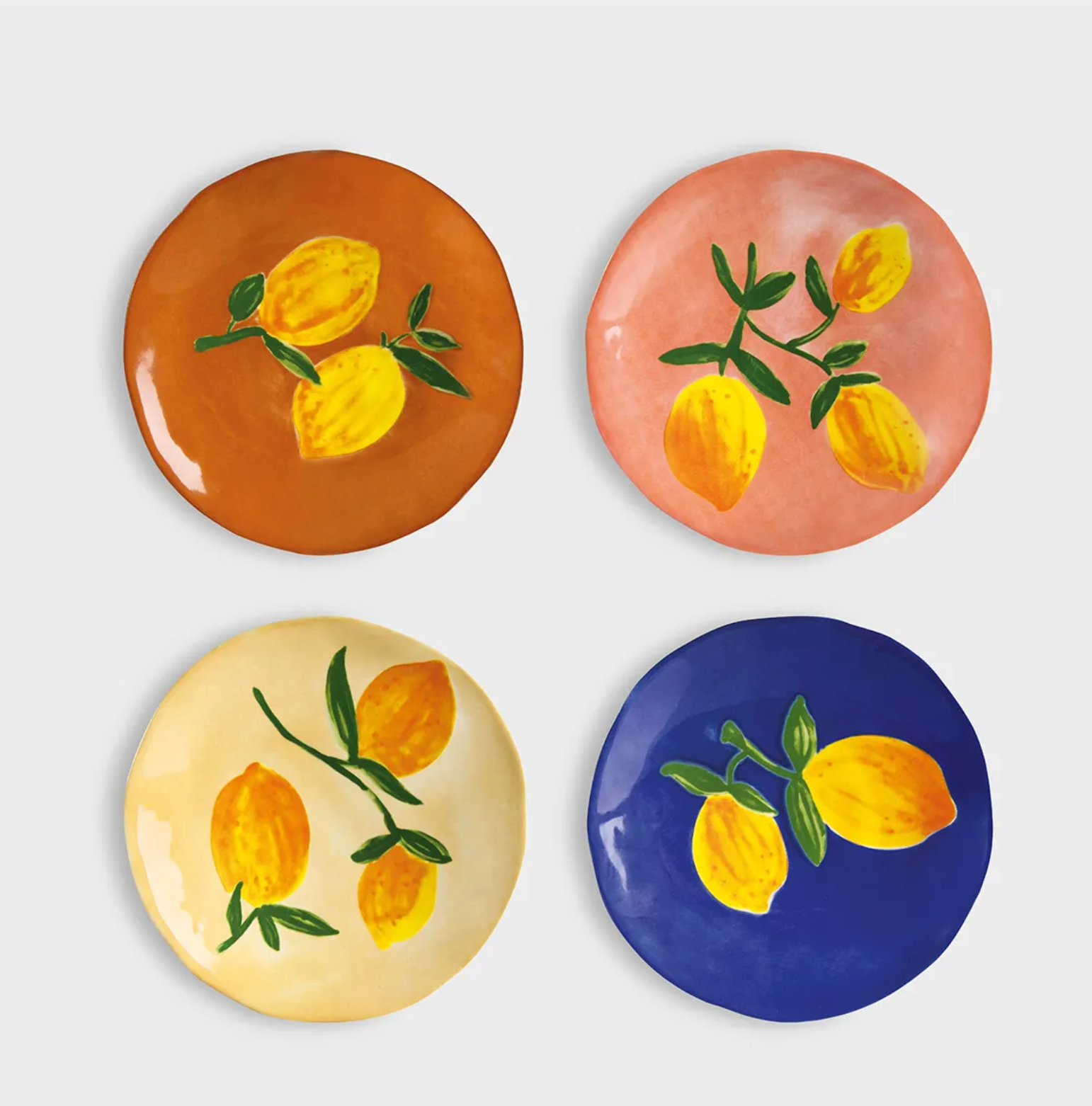Plate Lemon full colours