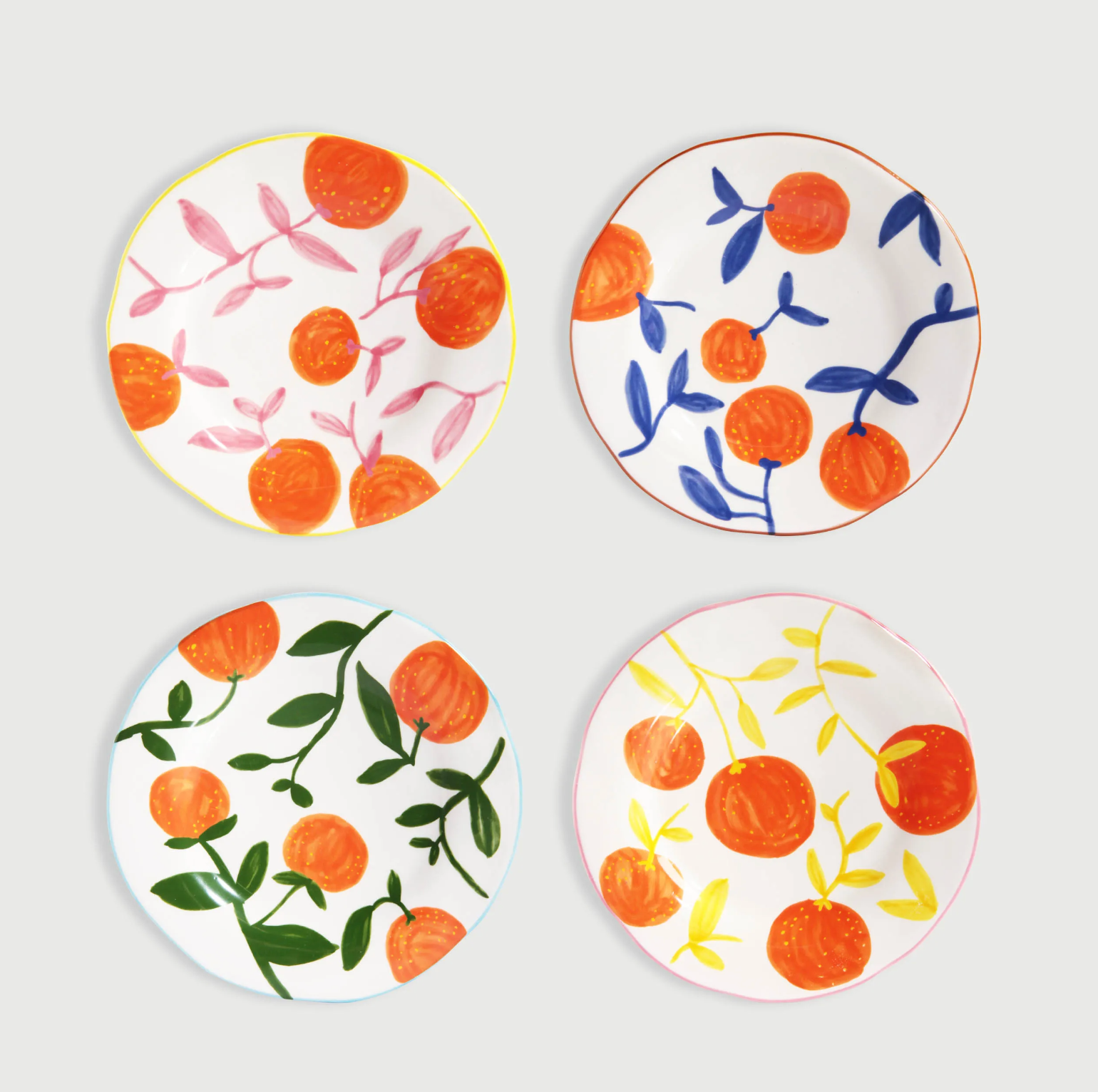 Plates Oranges