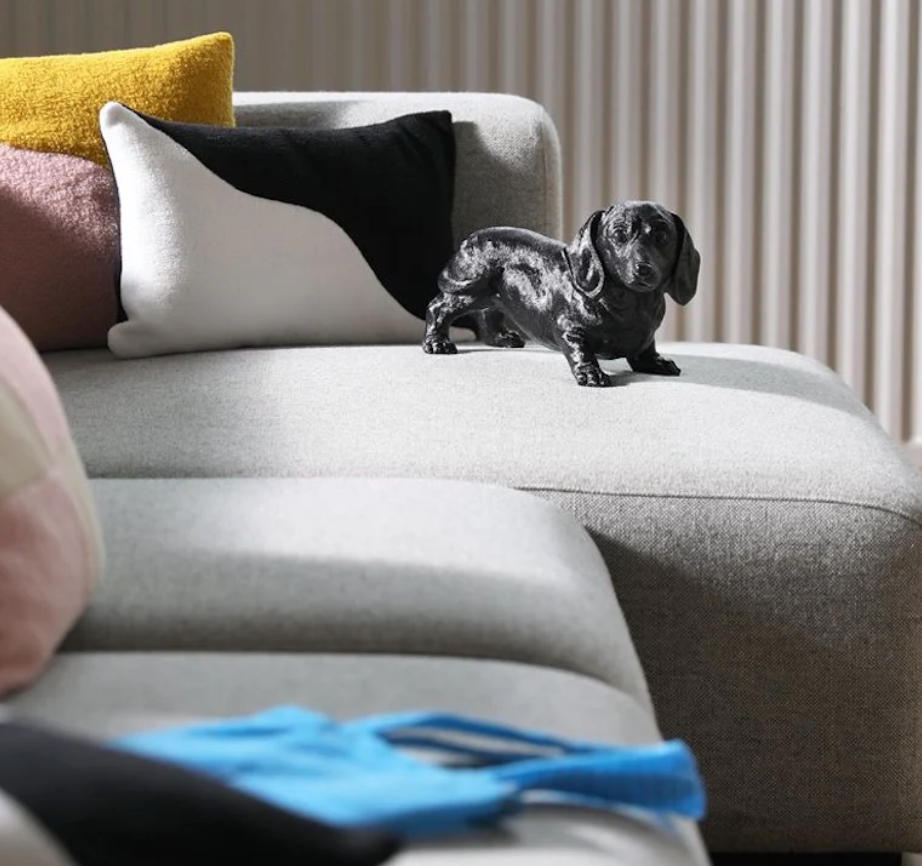 Cushion wavy rectangle