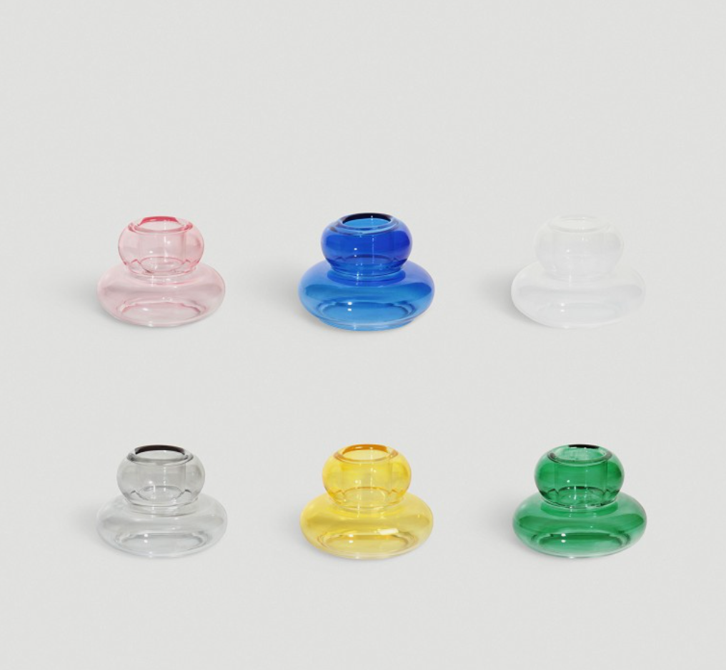 Candle holder whipped small