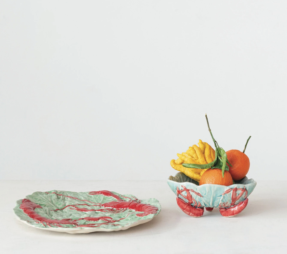 Lobster Embossed Plate