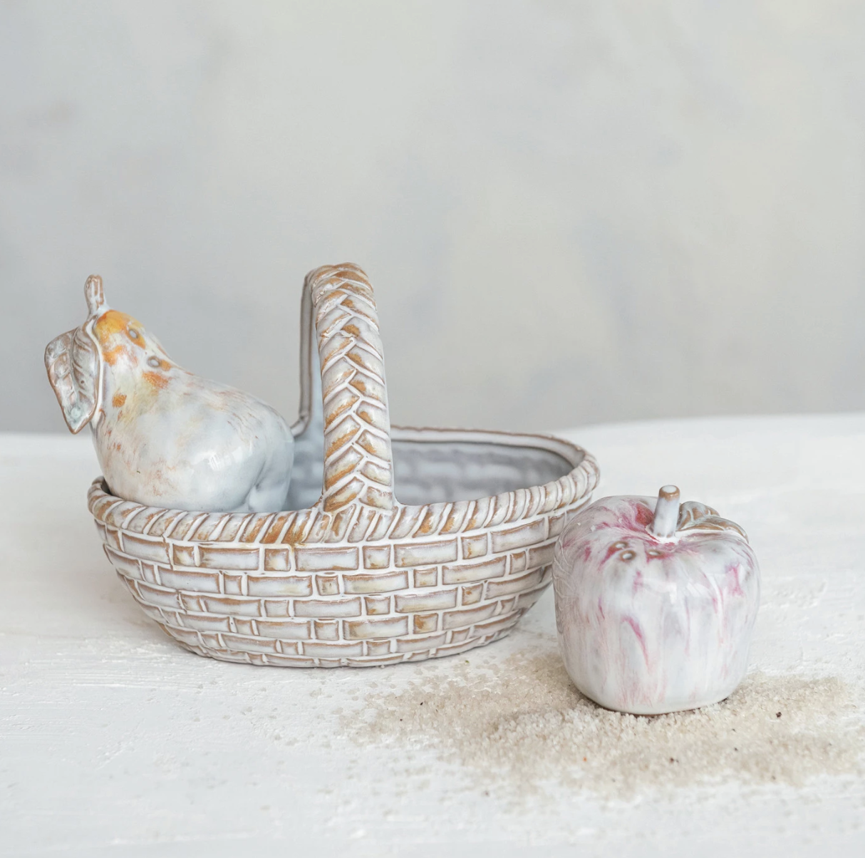 Stoneware Salt & Pepper