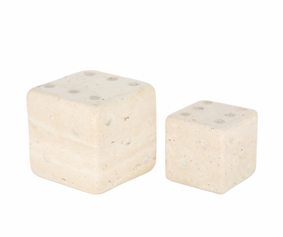 Mistry Travertine Dice