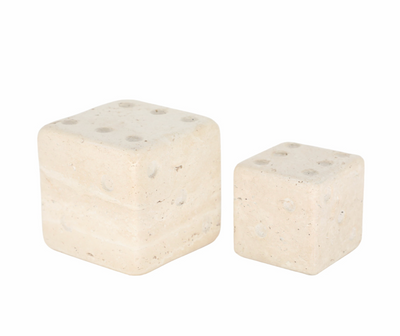 Mistry Travertine Dice