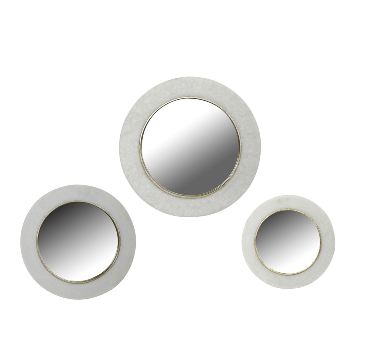 Halcyon Abstract Mirror White