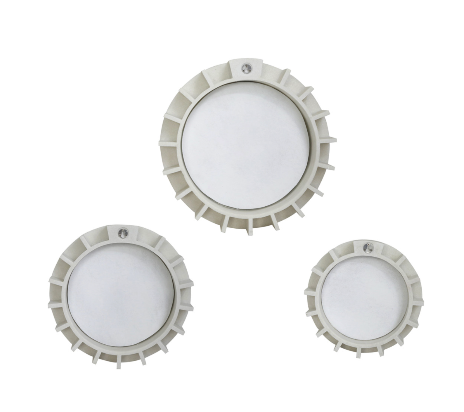 Halcyon Abstract Mirror White