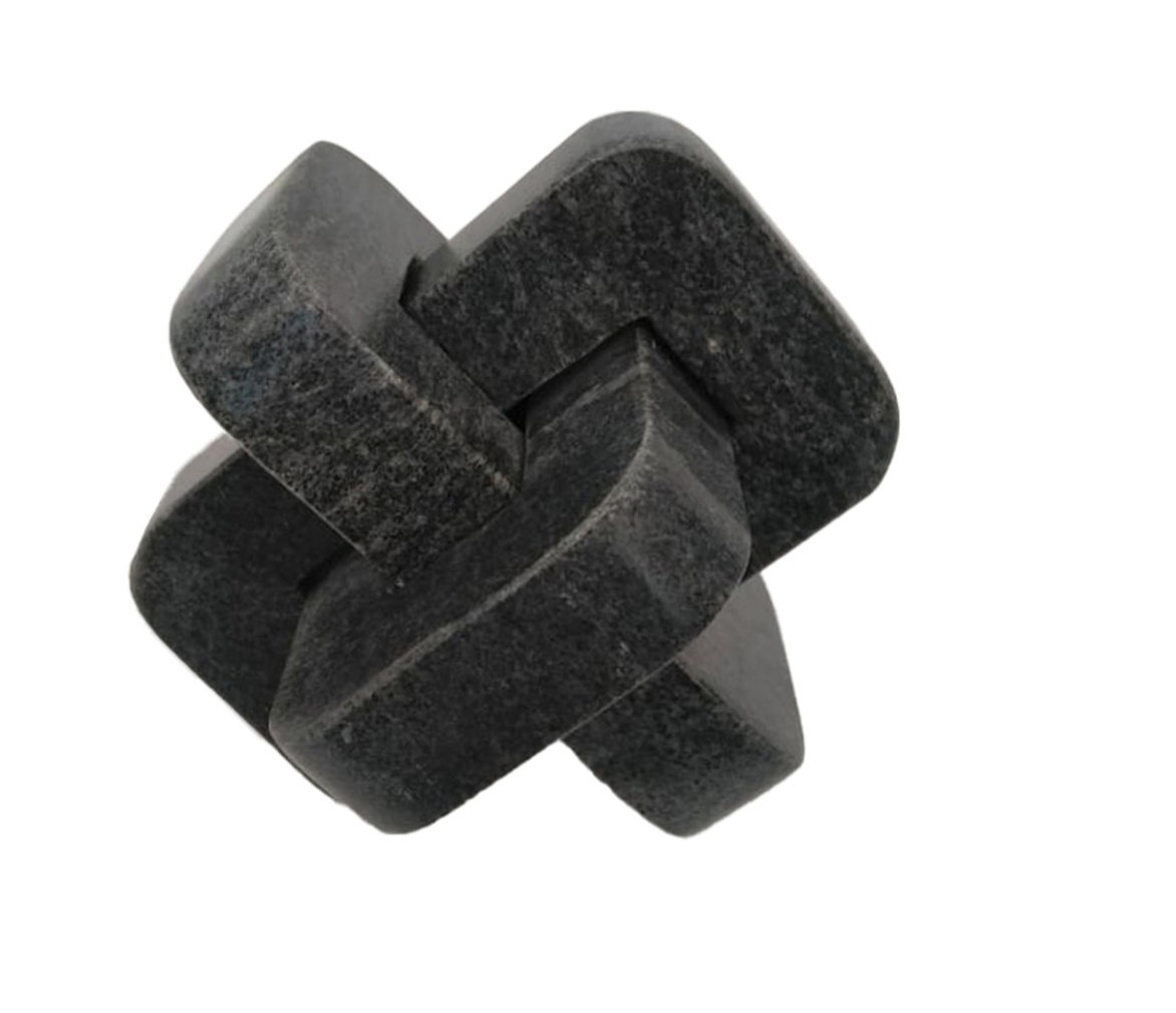 Black Marble Knot Black