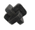 Black Marble Knot Black