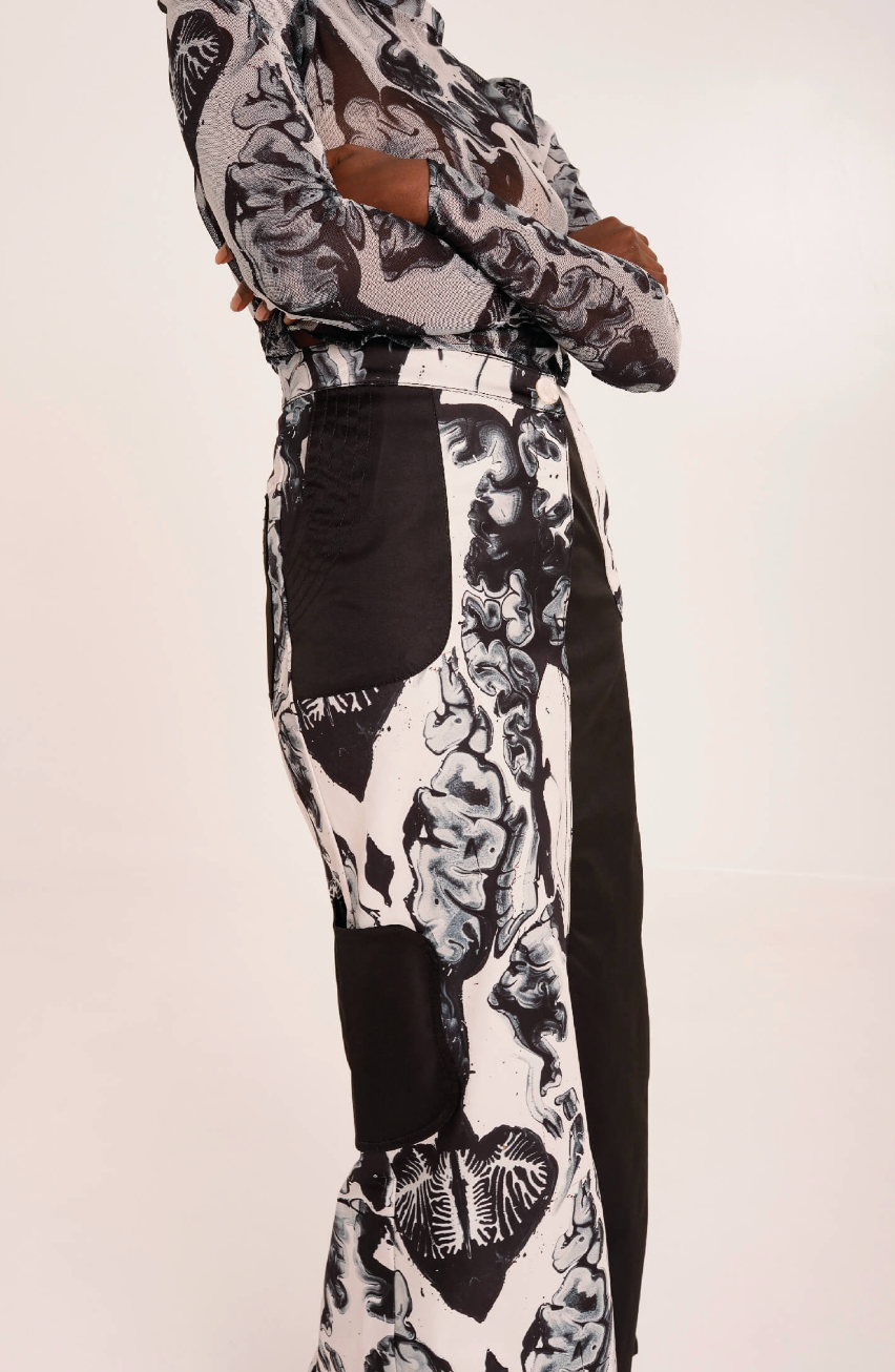 Test Tube Skirt Print